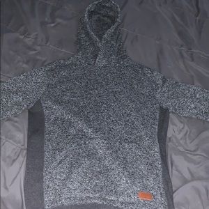 GRAY QUIKSILVER HOODIE